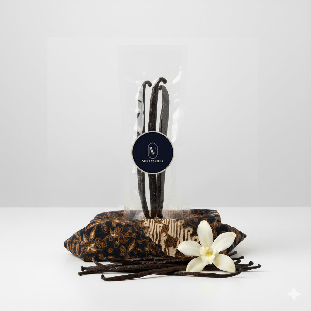 Vanilla beans | Premium Gourmet | Grade A | 3 beans | Planifolia Vanilla